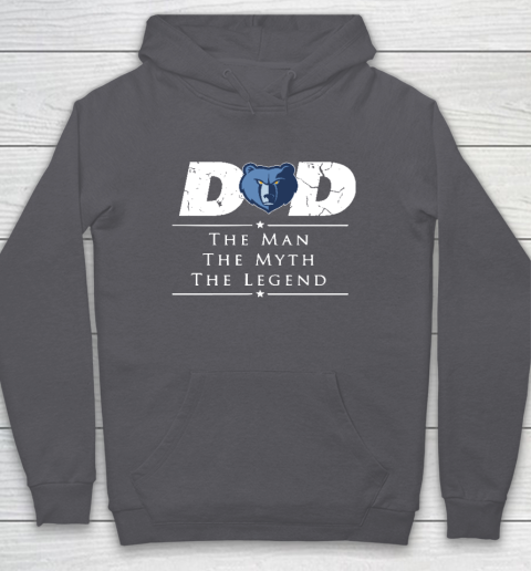 Memphis Grizzlies NBA Basketball Dad The Man The Myth The Legend Hoodie - Image 5