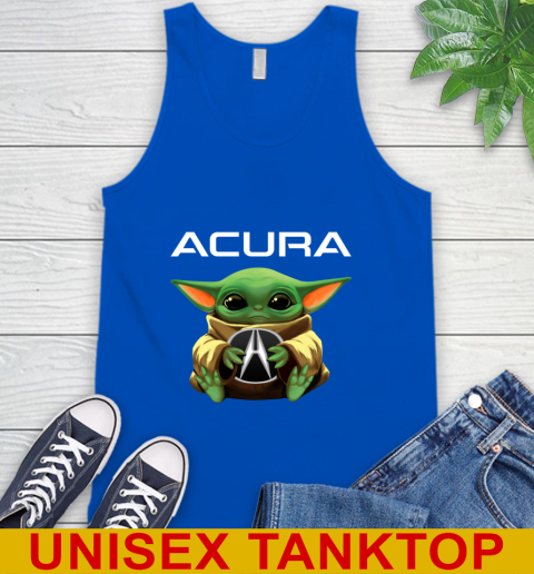 Star Wars Baby Yoda Hugs Acura Car Shirt 70