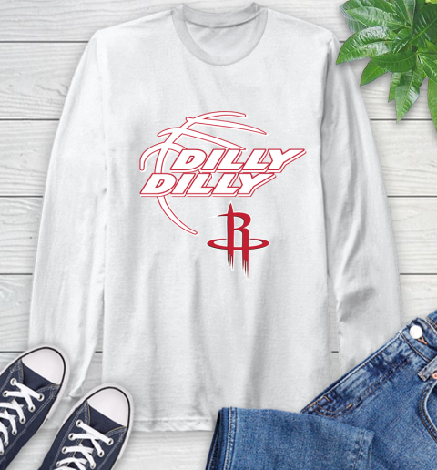 NBA Houston Rockets Dilly Dilly Basketball Sports Long Sleeve T-Shirt