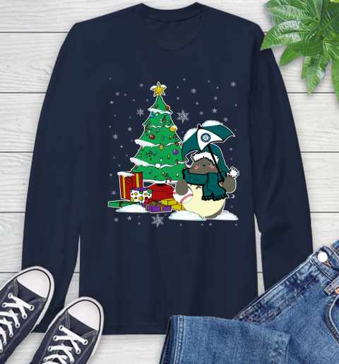 St.Louis Cardinals MLB Baseball Cute Tonari No Totoro Christmas Sports (2) Long Sleeve T-Shirt 3
