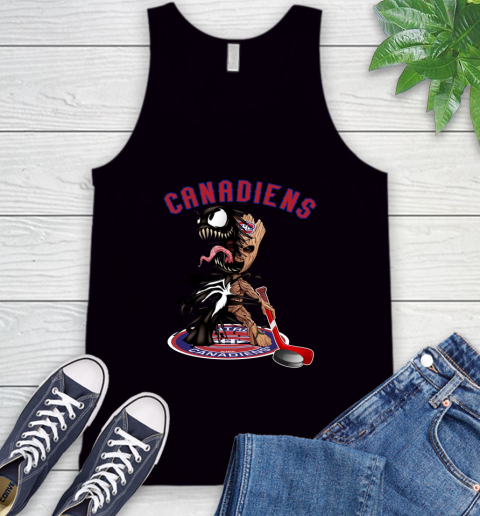 NHL Montreal Canadiens Hockey Venom Groot Guardians Of The Galaxy Tank Top 2