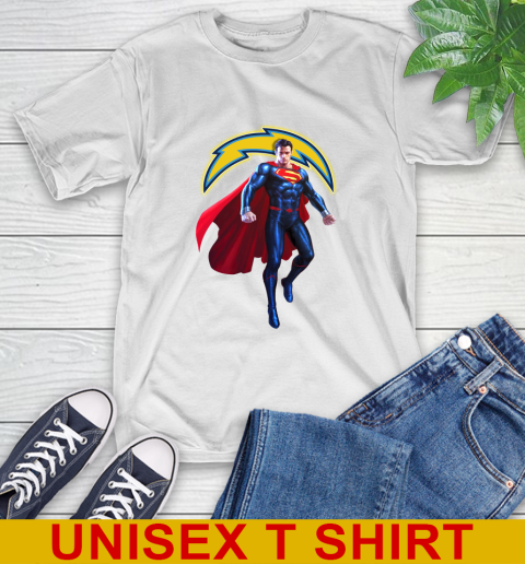 NFL Superman DC Sports Football Los Angeles Chargers T-Shirt