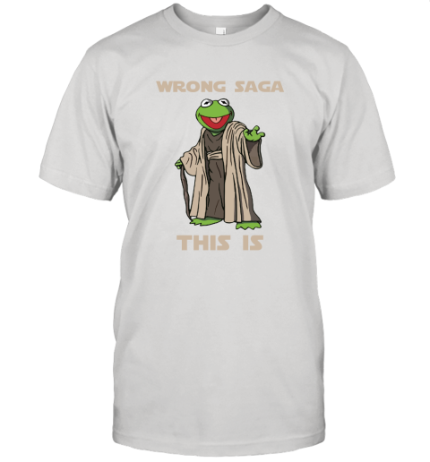 Star Wars Yoda Kermit The Frog Wrong Saga This Is Unisex Jersey Tee