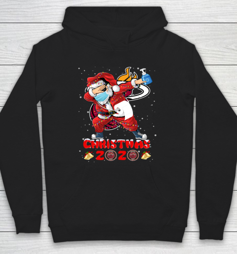 Miami Heat Funny Santa Claus Dabbing Christmas 2020 NBA Hoodie