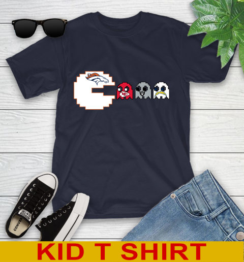 Denver Broncos NFL Football Pac Man Champion Youth T-Shirt 3