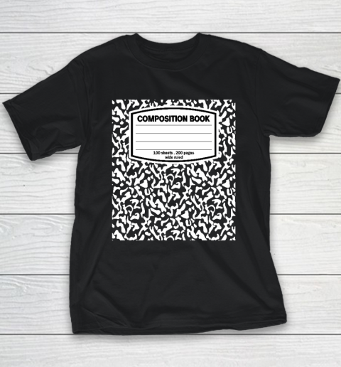 Composition Book Notebook Matching group Halloween Teacher Youth T-Shirt