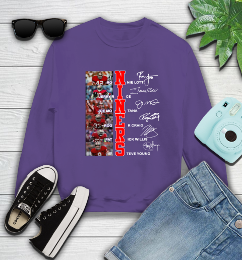 Niners Player Name And Signature San Francisco 49ers Shirts 28