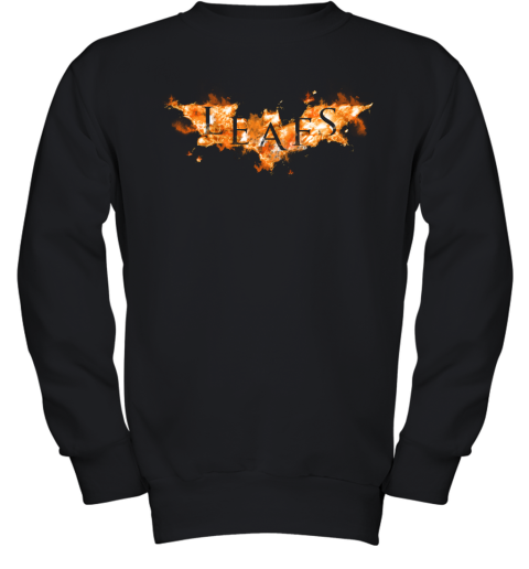 NHL Toronto Maple Leafs Batman Logo DC Hockey Sports DoRSmuWozBu youth sweatshirt 47 95 151514 front black
