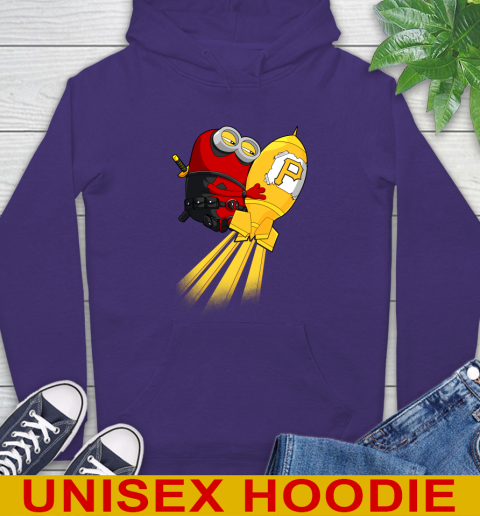 MLB Baseball Pittsburgh Pirates Deadpool Minion Marvel Shirt Hoodie 5