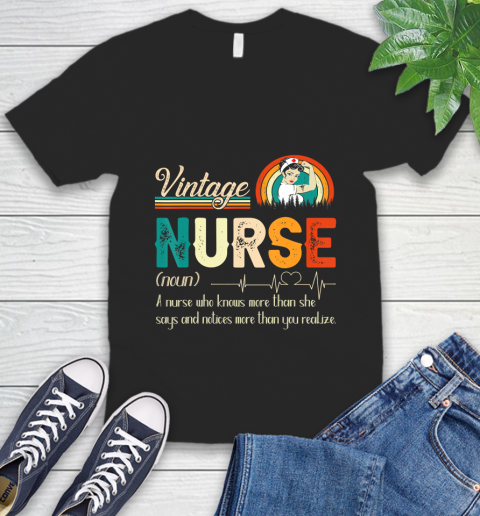 Nurse Shirt Vintage Nurse Definition Funny Retro Nursing Gifts Men