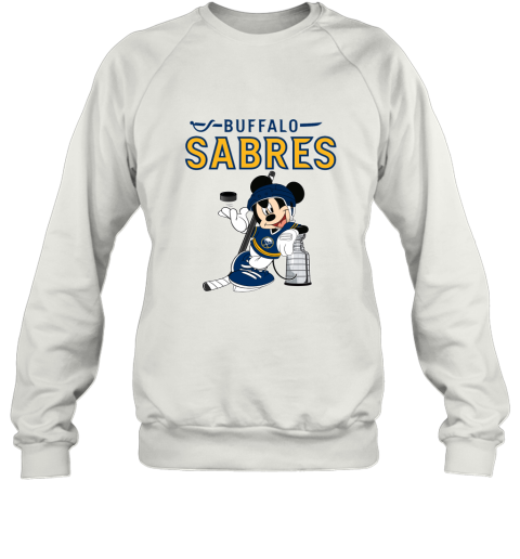 Mickey Buffalo Sabres With The Stanley Cup Hockey NHL Sweatshirt