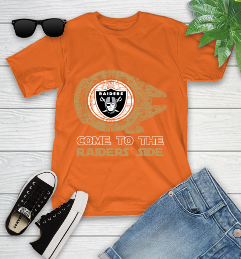NFL Come To The Oakland Raiders Wars Football Sports Youth T-Shirt 9