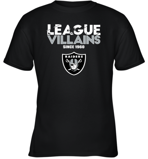 NFL League Villains Since 1960 Oakland Raiders T-Shirt - Rookbrand