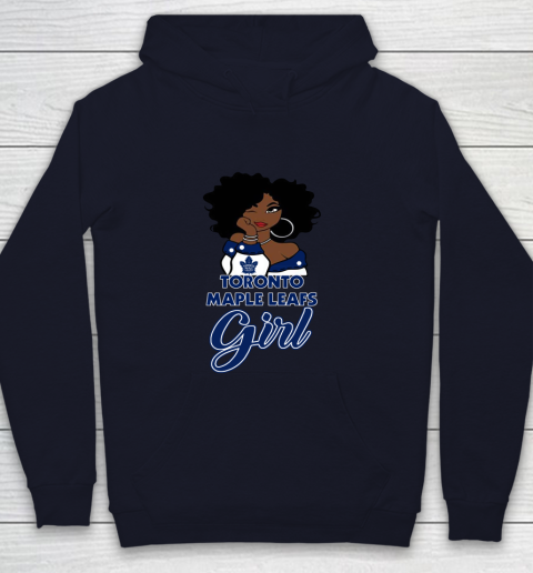 Toronto Maple Leafs Girl NHL Youth Hoodie 3