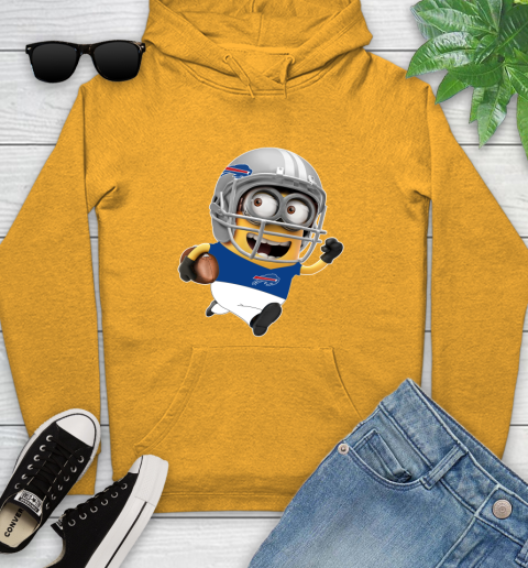 NFL Buffalo Bills Minions Disney Football Sports Youth Hoodie 4 NFL Buffalo Bills Minions Disney Football Sports Youth Hoodie - Image 4