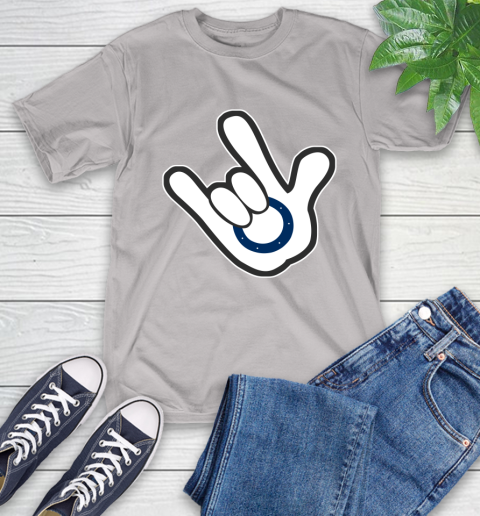 Indianapolis Colts NFL Football Mickey Rock Hand Disney T-Shirt 12