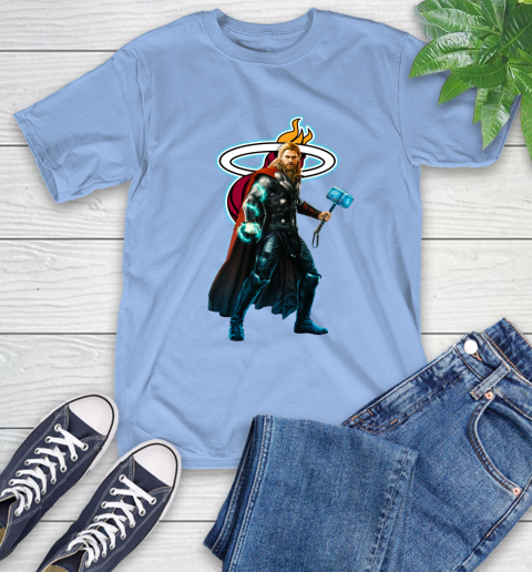 NBA Thor Avengers Endgame Basketball Miami Heat T-Shirt 11