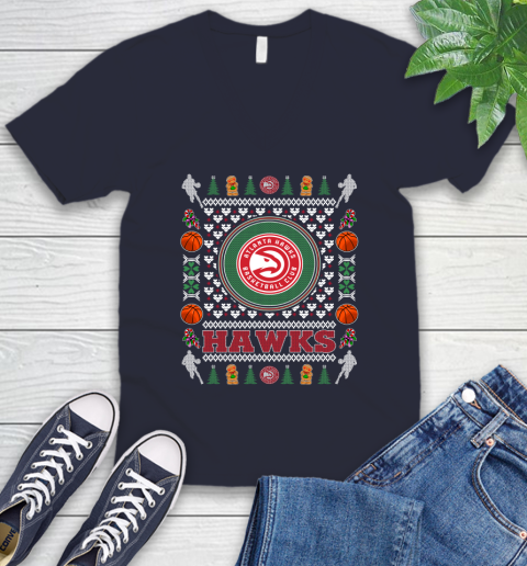 Atlanta Hawks Merry Christmas NBA Basketball Loyal Fan Ugly Shirt 49