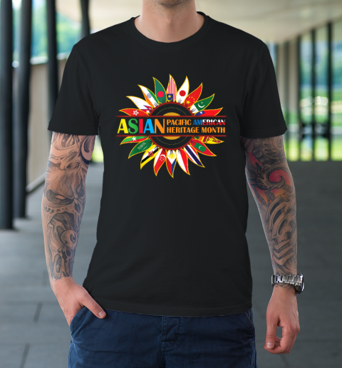 Asian American and Pacific Islander Heritage Month Sunflower T-Shirt