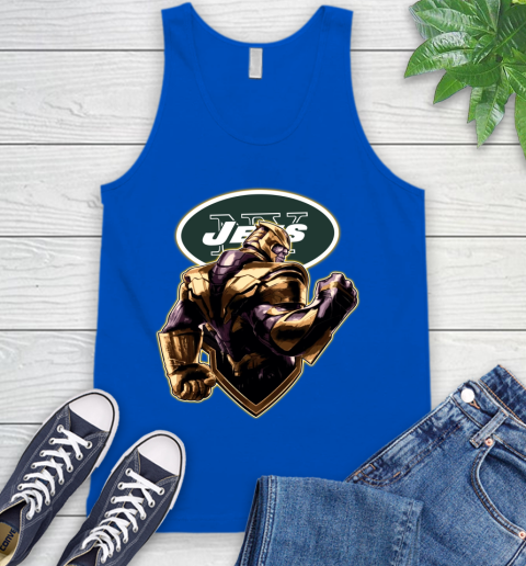 NFL Thanos Avengers Endgame Football Sports New York Jets Tank Top 5