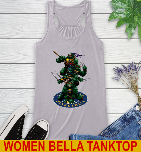 NBA Basketball Utah Jazz Teenage Mutant Ninja Turtles Shirt Racerback Tank 6 NBA Basketball Utah Jazz Teenage Mutant Ninja Turtles Shirt Racerback Tank - Image 6