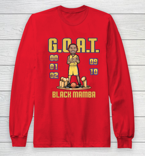 Kobe Bryant Goat Long Sleeve T-Shirt 10