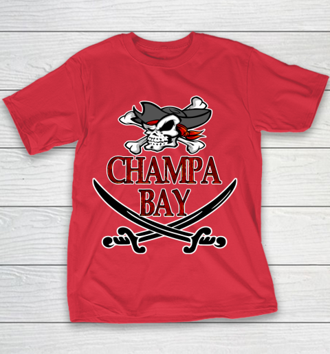 Champa Bay TB Football Champions Youth T-Shirt 7