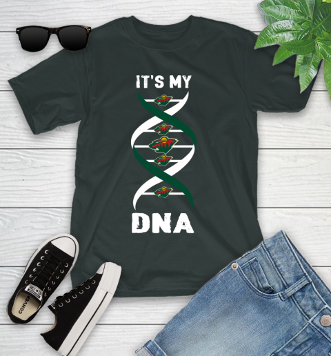 Minnesota Wild NHL Hockey It's My DNA Sports Youth T-Shirt 6