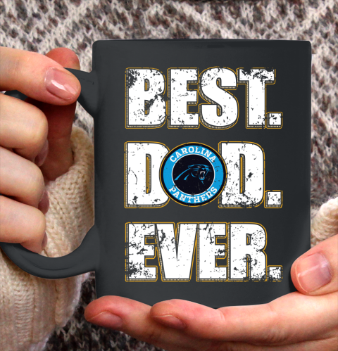 NFL Carolina Panthers Football Best Dad Ever Family Shirt Ceramic Mug 11oz 2