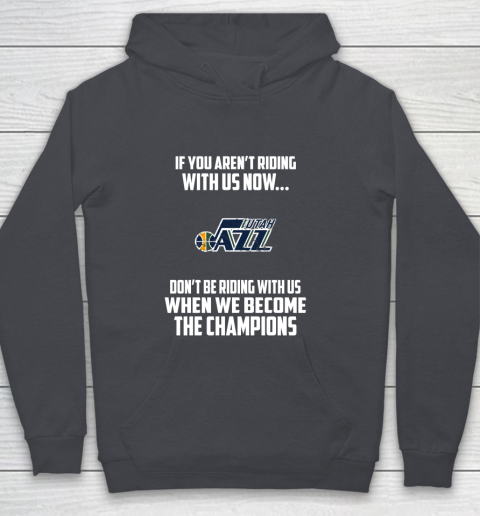 NBA Utah Jazz Basketball We Become The Champions Youth Hoodie 5