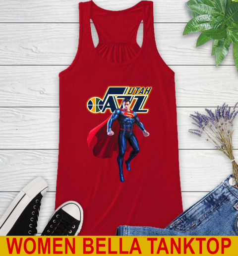 NBA Awesome Superman Basketball Sports Utah Jazz 42