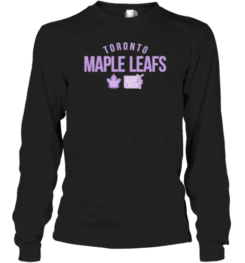 Toronto Maple Leafs Richmond Resilient Hockey Fights Cancer Long Sleeve T-Shirt