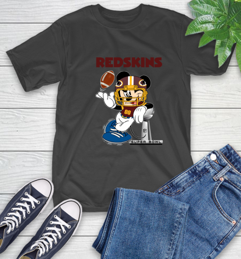 NFL Washington Redskins Mickey Mouse Disney Super Bowl Football T Shirt T-Shirt 2