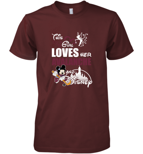 This Girl Love Her Colorado Avalanche And Mickey Disney Premium Men's T-Shirt