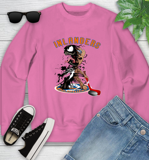 NHL New York Islanders Hockey Venom Groot Guardians Of The Galaxy Youth Sweatshirt 7