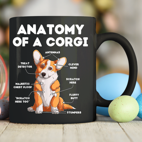 Anatomy of a Corgi Dog Lover Ceramic Mug 11oz