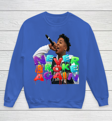 Youngboy Never Broke Again Youth Sweatshirt Tee For Sports