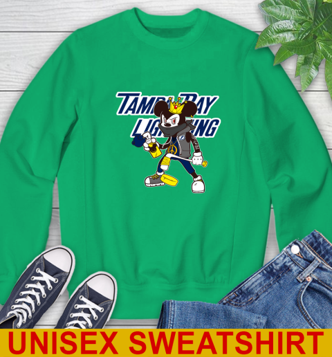 Tampa Bay Lightning NHL Hockey Mickey Peace Sign Sports Sweatshirt 6