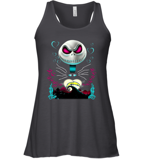 NFL Los Angeles Chargers Jack Skellington Sally The Nightmare Before Christmas Football nkv9oRlIzt9 flowy tank 32 95 151514 front black