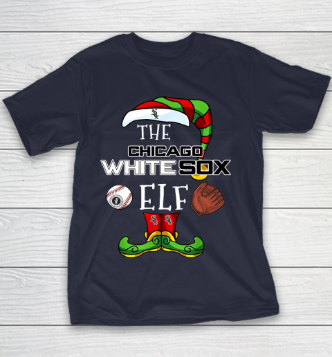 Chicago White Sox Christmas ELF Funny MLB Youth T-Shirt 2