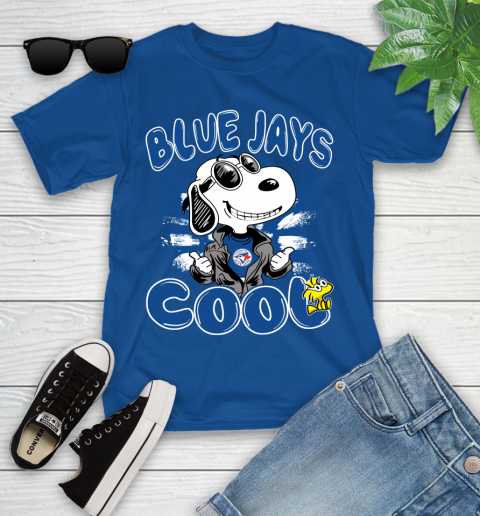 MLB Baseball Toronto Blue Jays Cool Snoopy Shirt Youth T-Shirt 10