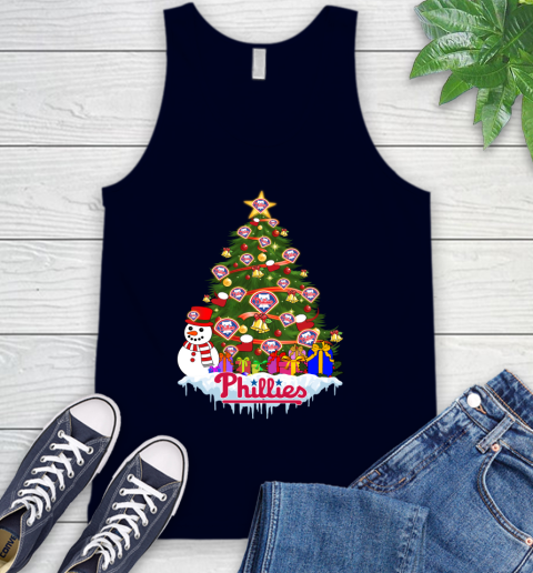 Philadelphia Phillies Merry Christmas MLB Baseball Sports Tank Top 3