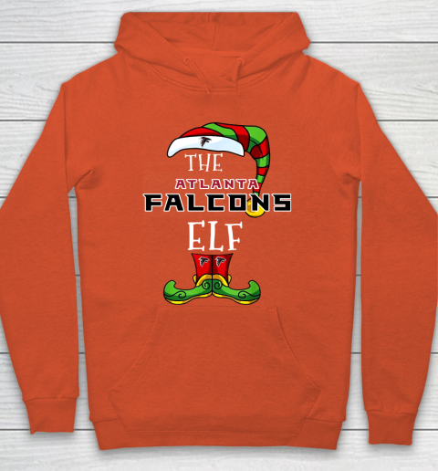 Atlanta Falcons Christmas ELF Funny NFL Hoodie 3