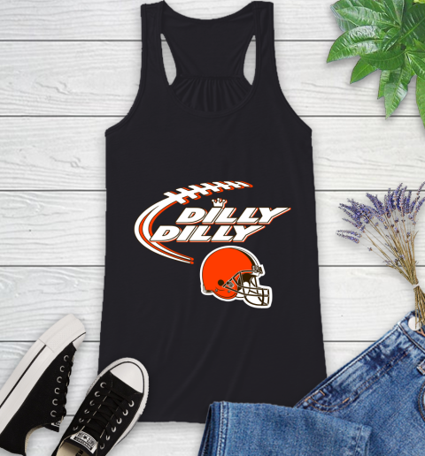 NFL Cleveland Browns Dilly Dilly Football Sports Racerback Tank 2