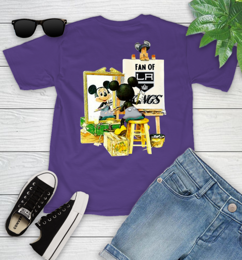 NHL Hockey Los Angeles Kings Mickey Drawing Shirt 96
