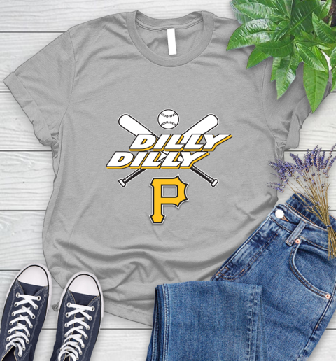 MLB Pittsburgh Pirates Dilly Dilly Baseball Sports Women's T-Shirt 5
