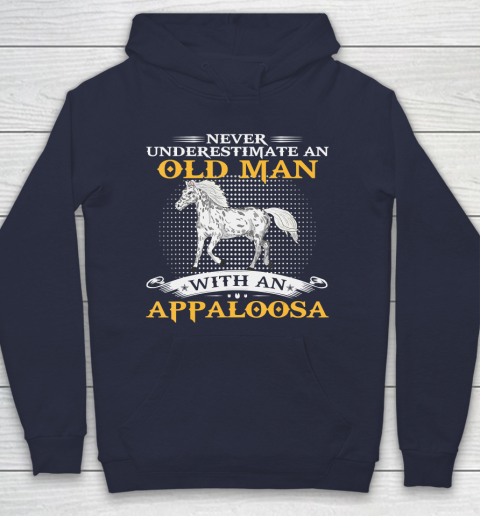 Father gift shirt Mens Never Underestimate An Old Man With An Appaloosa Horse Funny T Shirt Hoodie 2