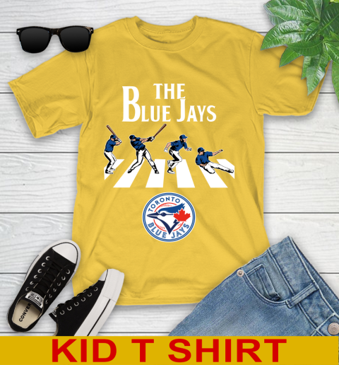 MLB Baseball Toronto Blue Jays The Beatles Rock Band Shirt Youth T-Shirt 9
