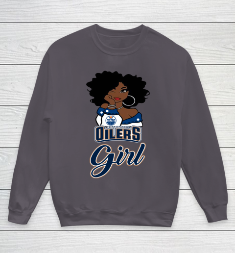 Edmonton Oilers Girl NHL Youth Sweatshirt 6
