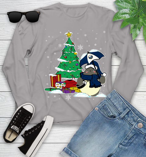 Buffalo Sabres NHL Hockey Cute Tonari No Totoro Christmas Sports Youth Long Sleeve 5